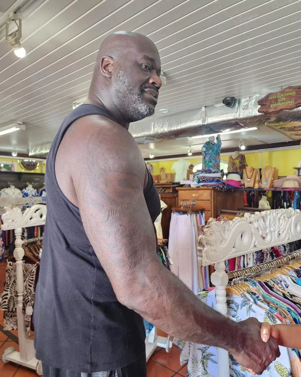 NBA Legend Shaquille O'Neal Makes Surprise Visit to Exotic Antigua