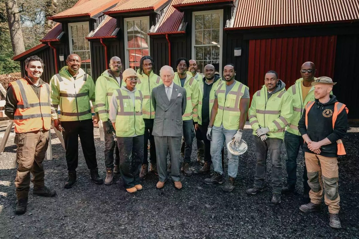 King Charles Meets Antiguan and Barbudan Students Training in Traditional Building Crafts