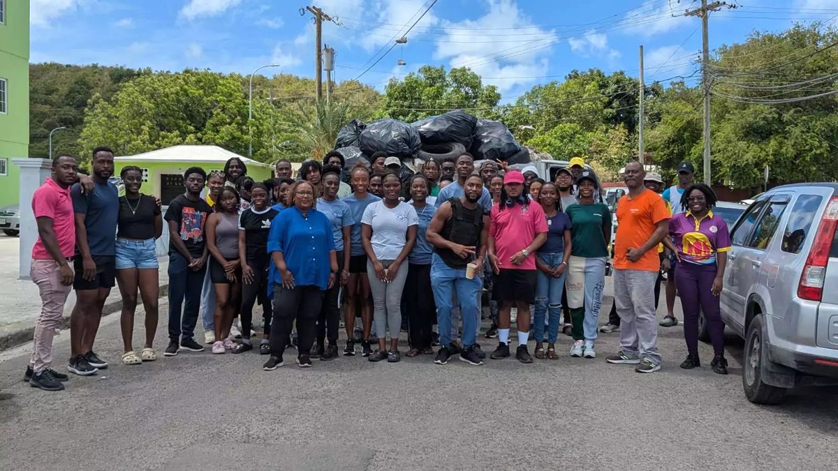 UWI Five Islands Students Lead Major Community Clean-Up, Remove Over 4,000 Pounds of Waste 