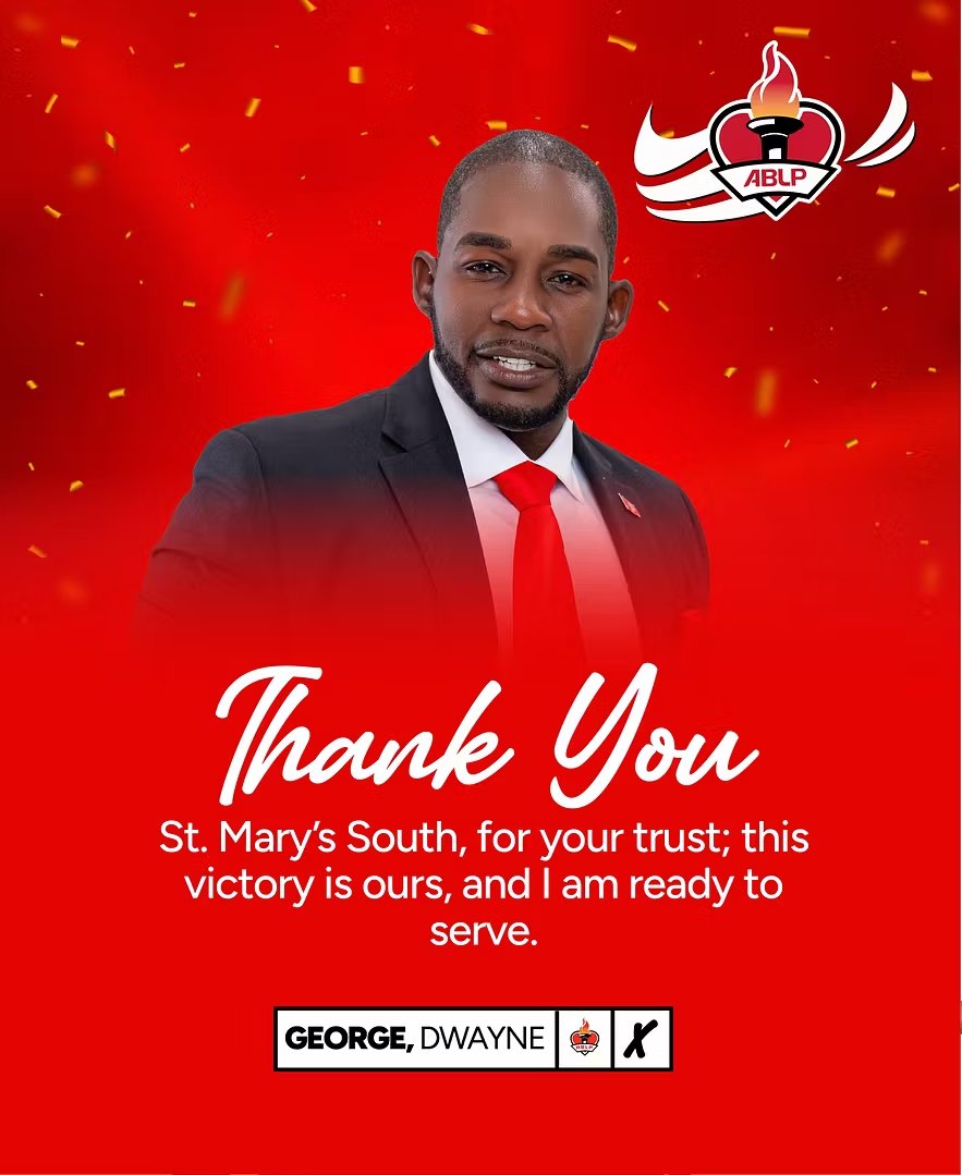 Dwayne George Vows 'Real Work Starts Now' After St Mary's South Election Win