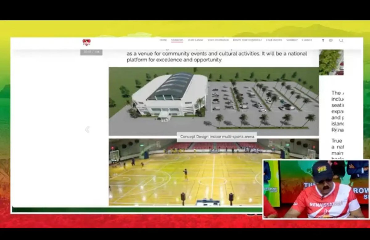 PM Browne Calls ABLP Sports Infrastructure Plans More Realistic Than UPP's 'Outlandish' Arena Proposal