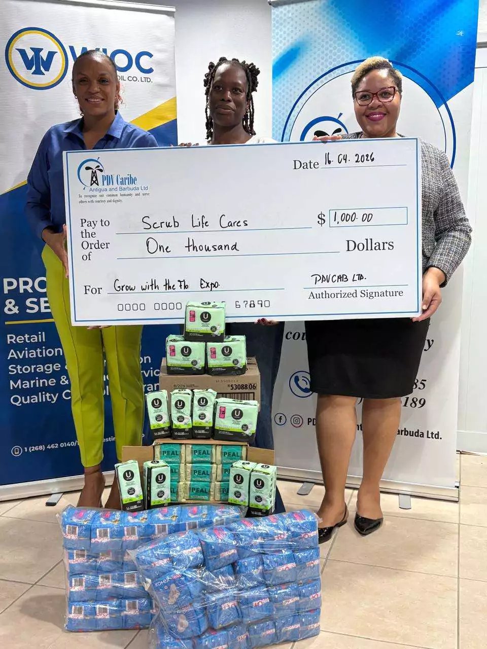 WIOC and PDV Caribe Unite to Fund Health Expo and Steel Orchestra