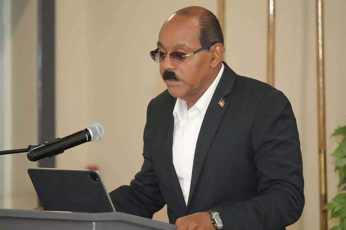 PM Browne Calls for Global Action Against Rising Maritime Crime at Antigua Symposium