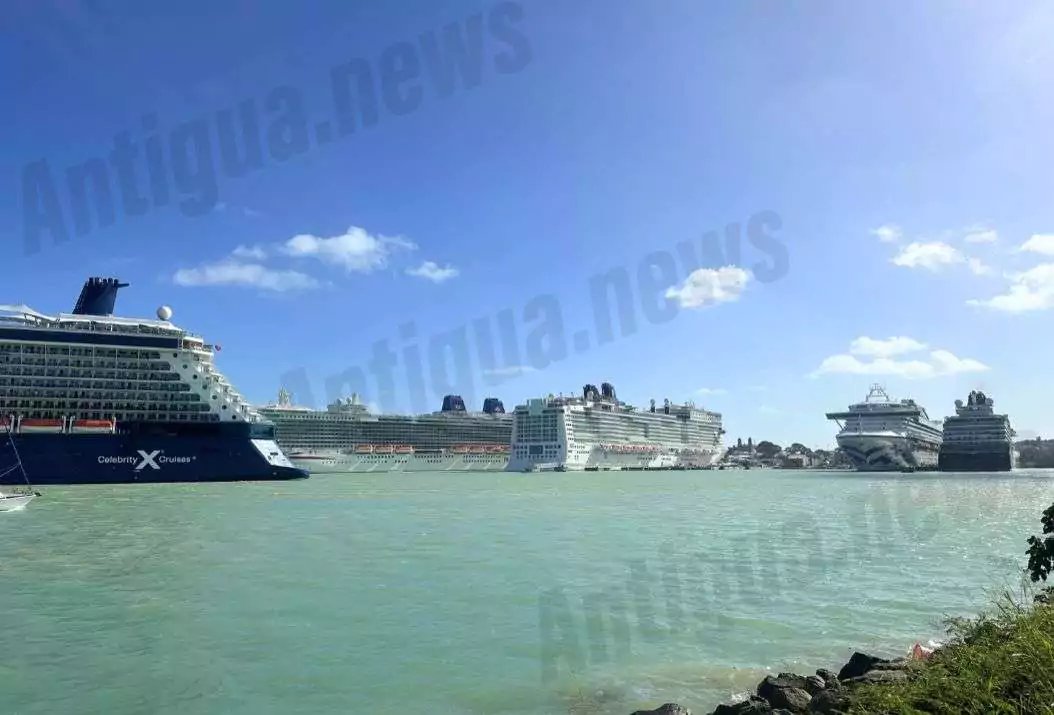 Antigua Cruise Port Receives Five Ships and 18,000 Passengers in Single Day