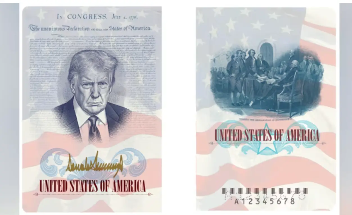 US Passports to Feature Trump's Image in 250th Anniversary Commemoration
