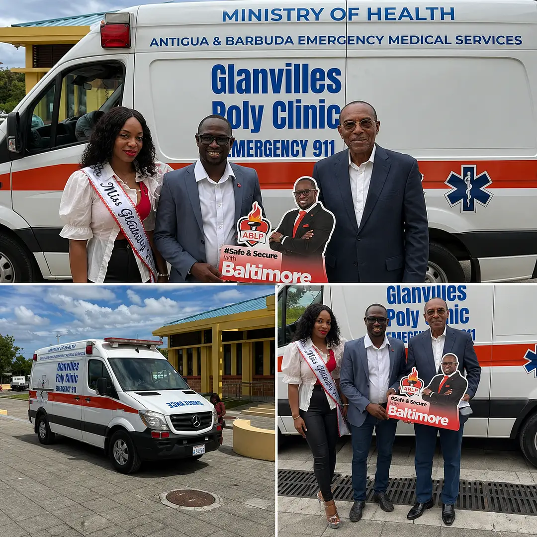 Ambulance Delivered to Glanvilles Polyclinic Ahead of April 30 Election