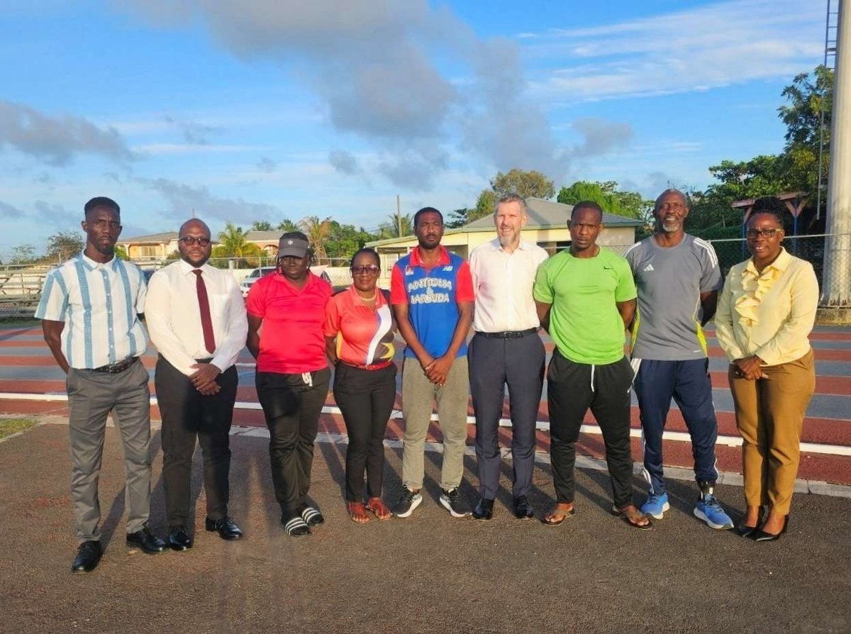 British Commissioner Honours Young Athletes at CARIFTA Trials on Commonwealth Day
