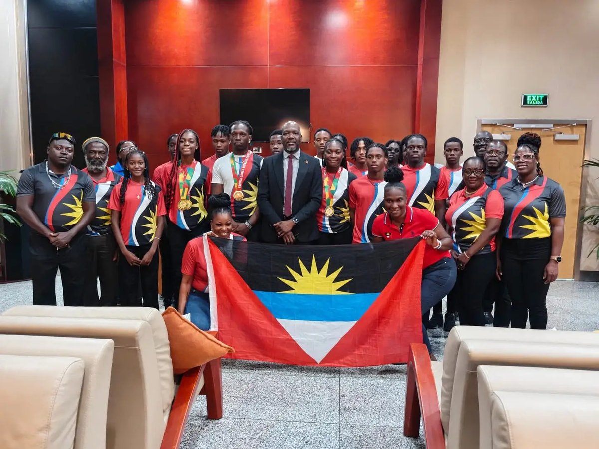 Sports Minister Praises CARIFTA Medalists as Athletes Return to Antigua