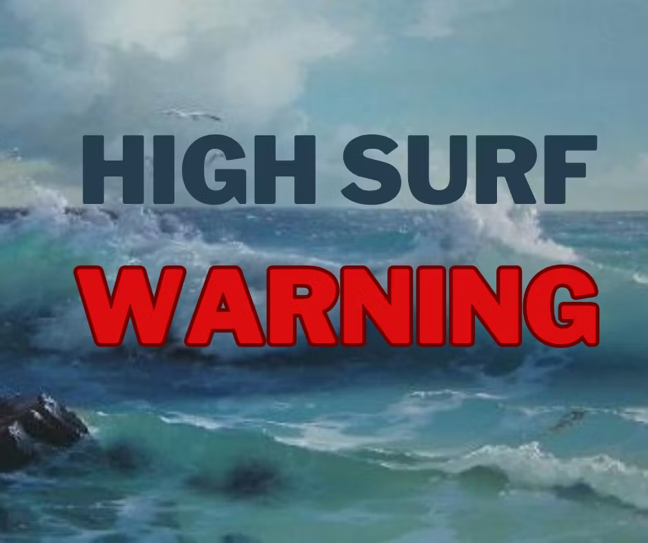 High Surf Warning Issued for Antigua, Barbuda, Anguilla and BVI from Tuesday