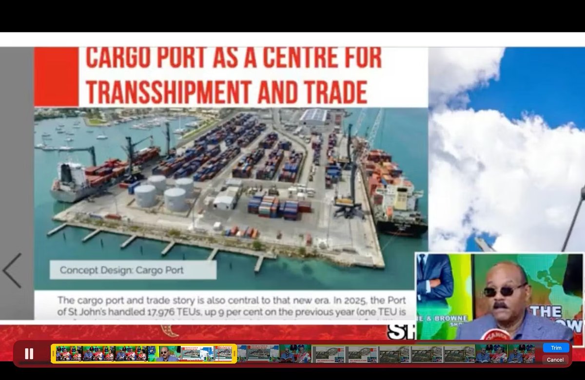 Antigua in Talks to Become Regional Trade Hub as Port Expansion Plans Take Shape