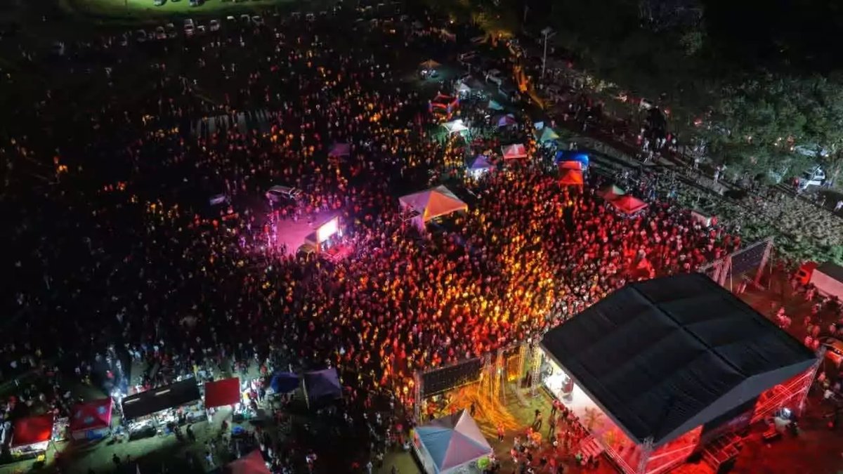 Thousands Rally at ABLP's Red and Reddy Concert Ahead of April 30 Election