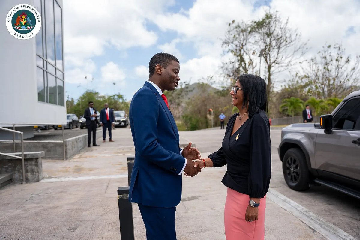 Venezuela's Acting President Rodríguez Makes First Foreign Visit to Grenada