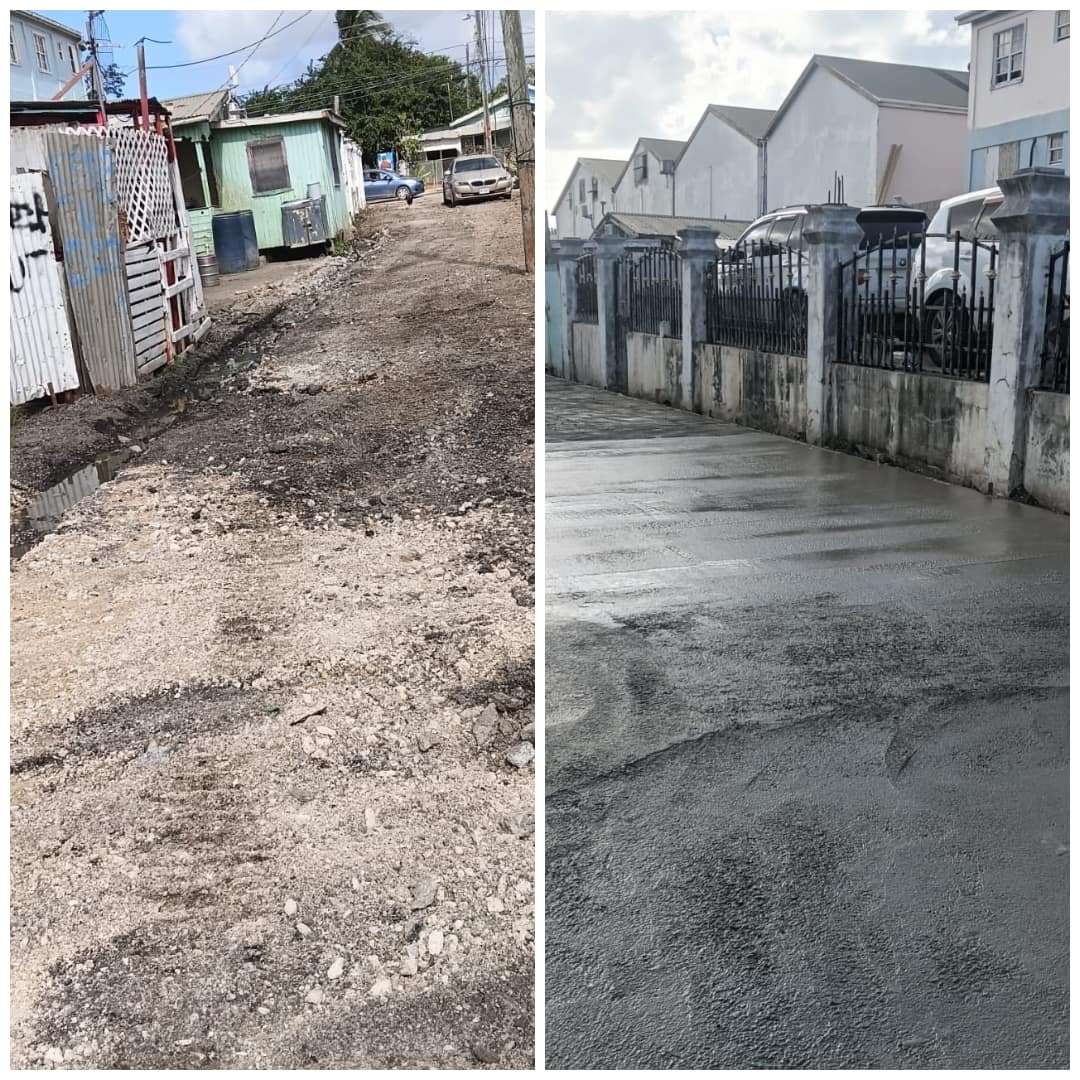 Lower Ottos Road Upgrade Underway as Minister Matthew Pushes Constituency Infrastructure Drive