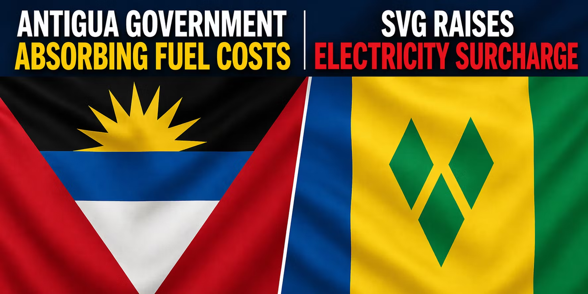 Antigua Absorbs Fuel Costs as St. Vincent Hikes Electricity Surcharge