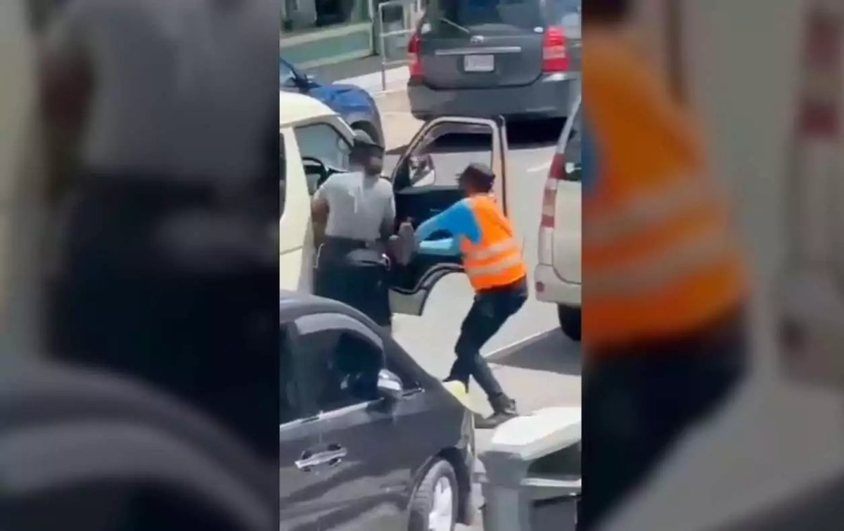 VIDEO:Female Taxi Driver Dragged Out of Vehicle After Failing to Comply With Police Order
