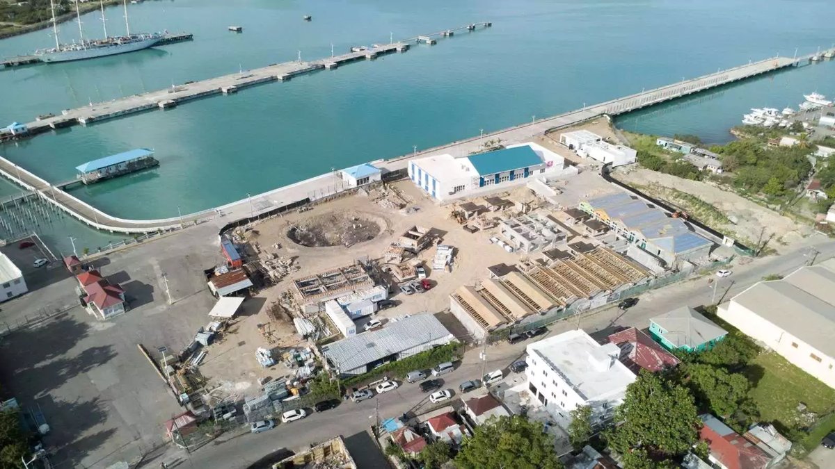 Antigua Cruise Port Upland Development Takes Shape with Colour and Construction Milestones