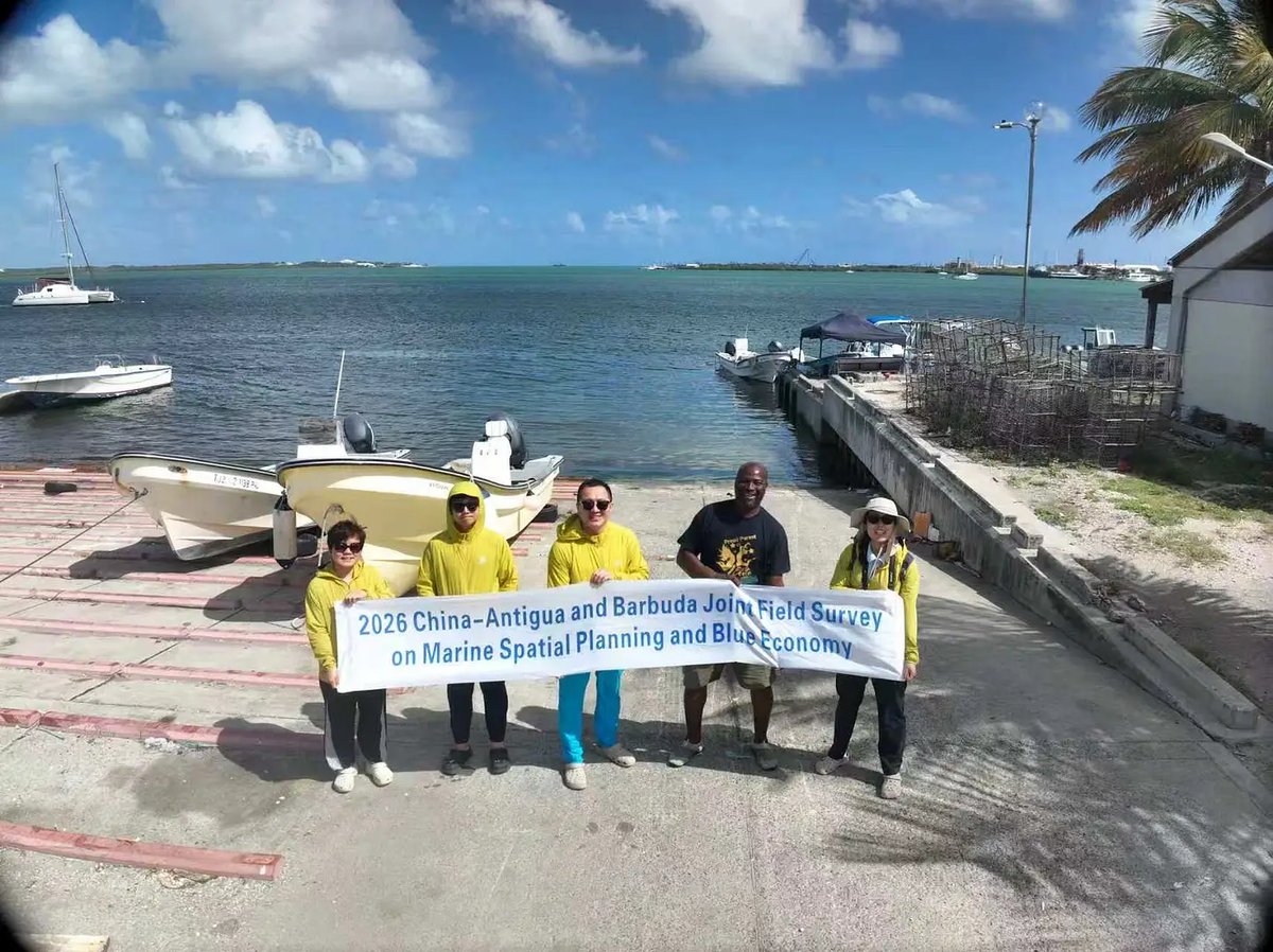 China Sends Technical Team to Antigua and Barbuda for Marine Spatial Planning Study