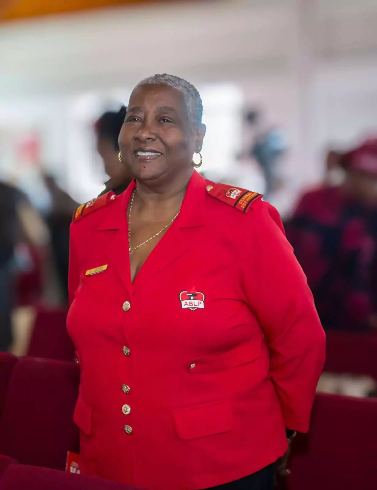 PM Browne Honours ABLP Stalwart Mary-Clare Hurst at Emotional Candlelight Vigil