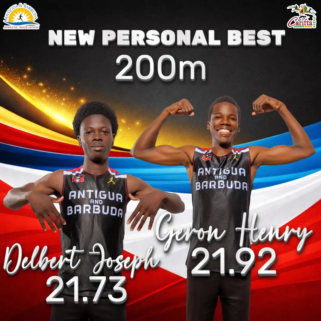Joseph, Henry and Pigott Post Personal Bests for Antigua and Barbuda at CARIFTA Games