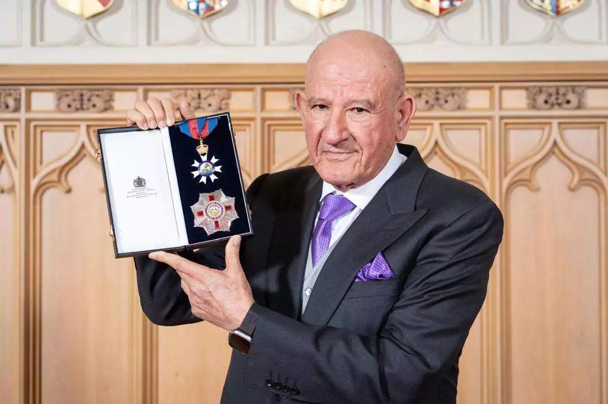 Aziz Hadeed Knighted by Prince William at Windsor Castle