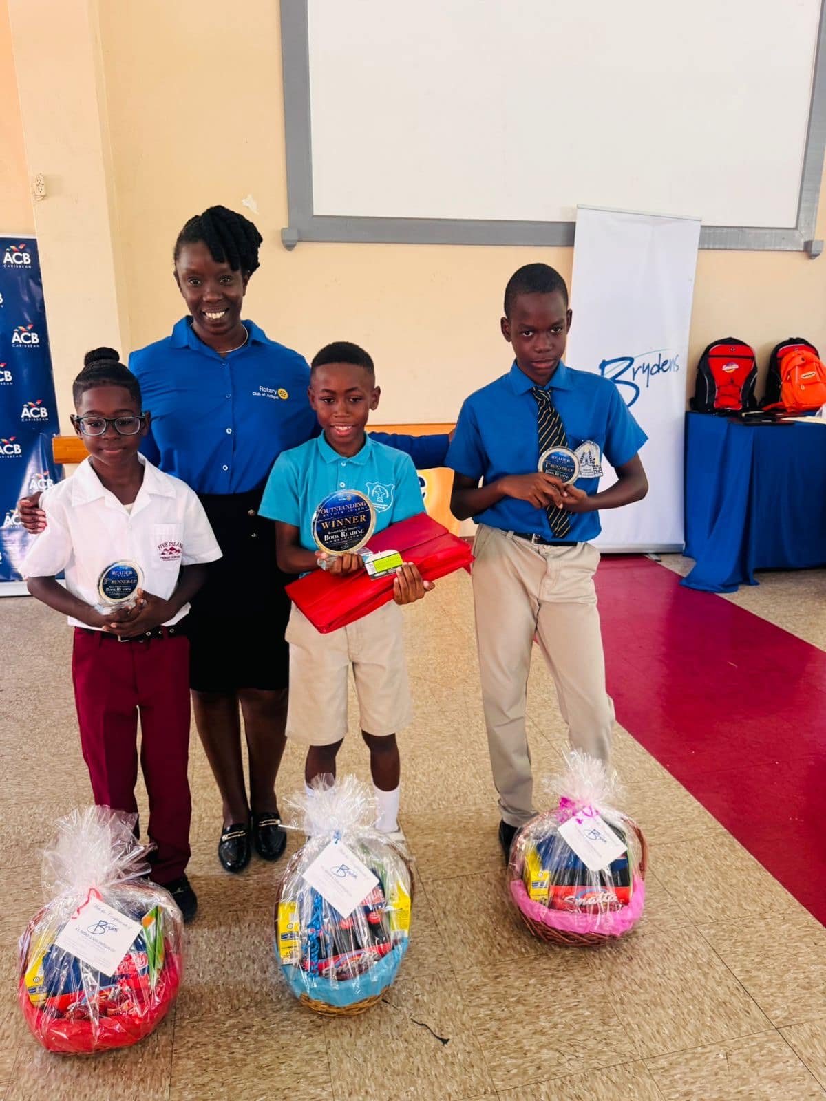 Foundation Mixed School Student Takes Top Honour at Rotary Reading Competition