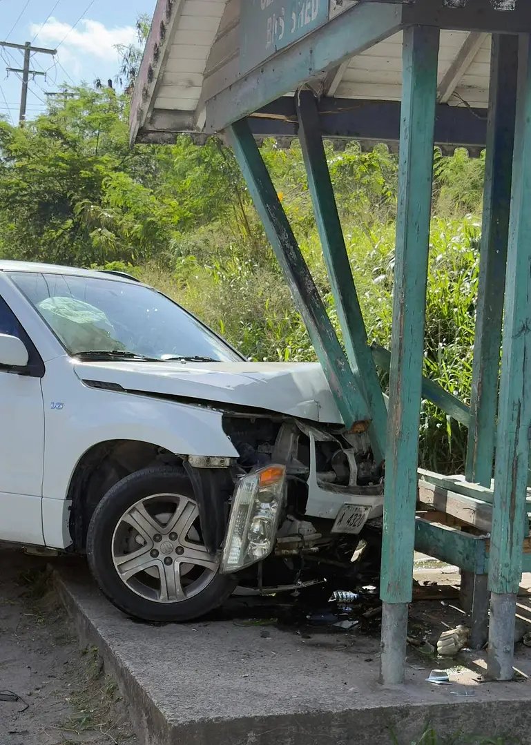 Driver Blackout Sends Jeep Into Bus Stop, Injuring Woman and Two Children