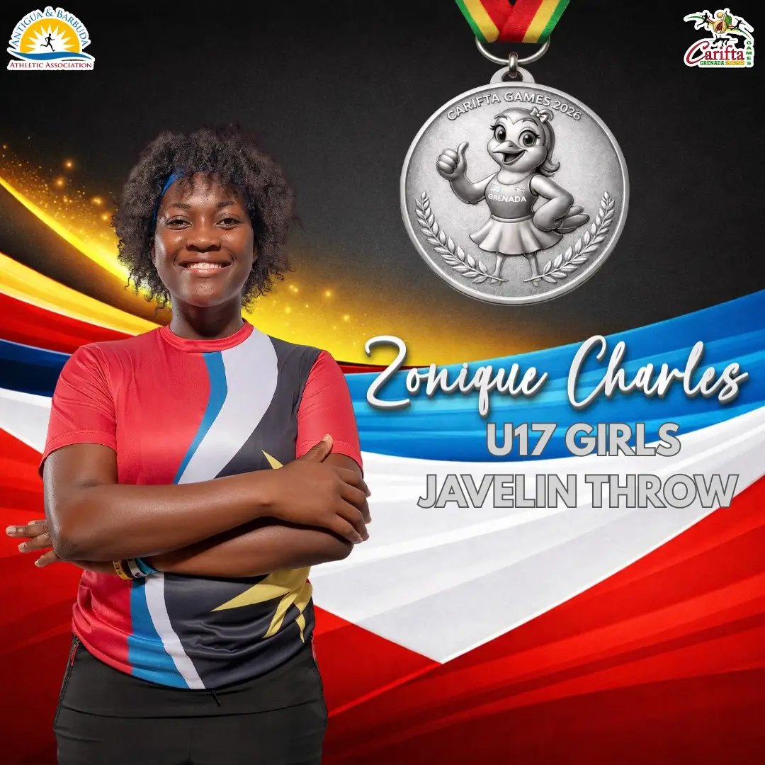 Zonique Charles Wins Javelin Silver for Antigua and Barbuda at Regional Championships
