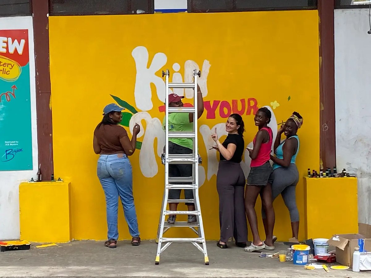 WISH and Hopeful Hearts Foundation Unveil Mental Health Mural at Antigua Recreation Grounds